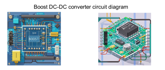 Boost DC-DC converter circuit diagram.png